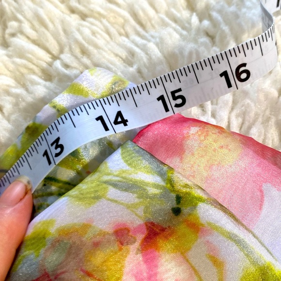 CITY STUDIO BRAT GIRL SUMMER FLORAL HIGH LOW CHIFFON MAXI SKIRT Size 7 E… - Picture 7 of 12